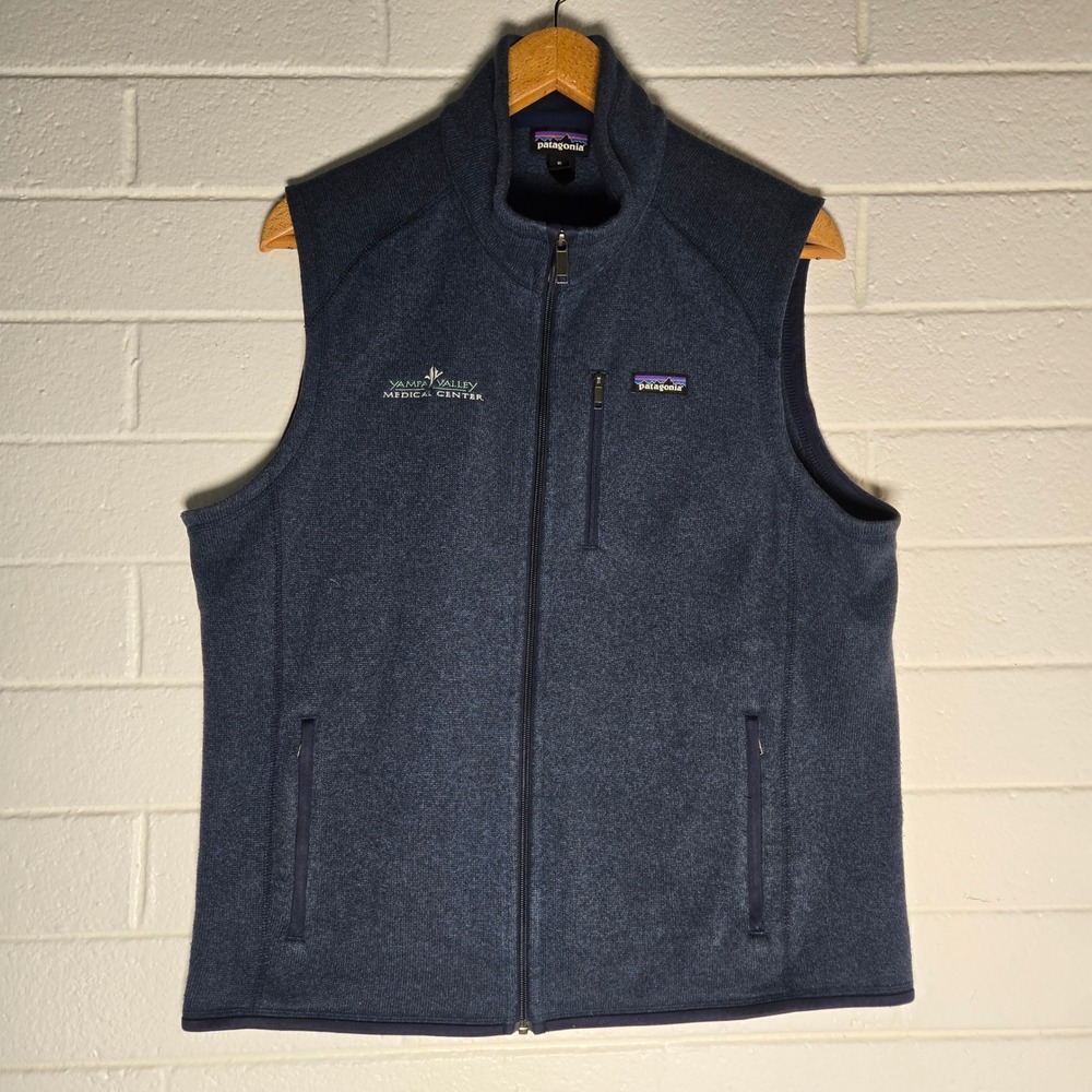 Patagonia Better Sweater‎ Vest Mens XL Blue Full Zip Fleece Outdoors Gorpcore